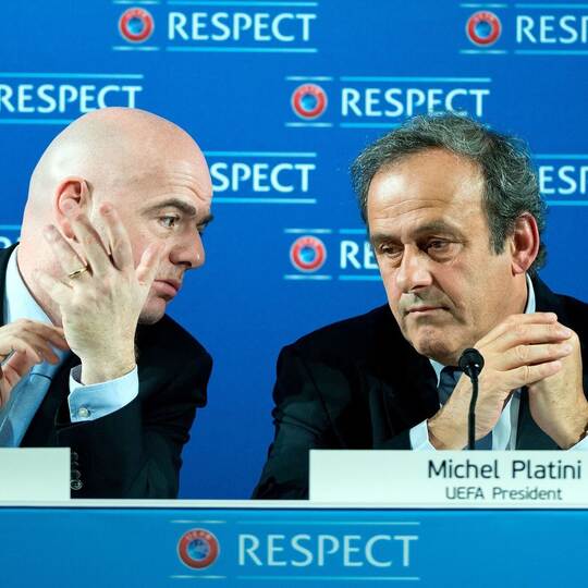 Gianni Infantino und Michel Platini
