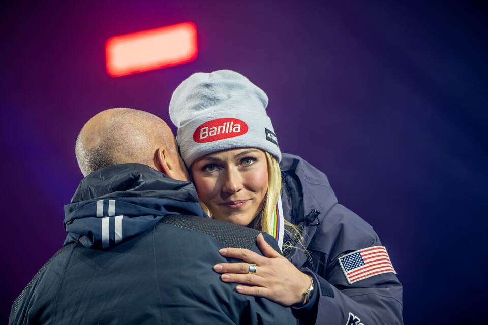 Mikaela Shiffrin und Johan Eliasch Mikaela Shiffrin und Johan Eliasch