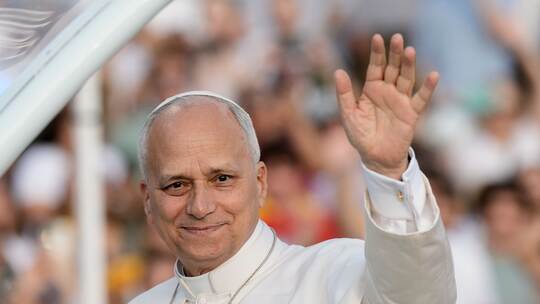 Papst Leo XIV. besucht Spanien - Olympiastadion