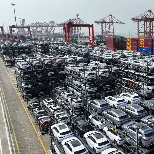 Chinesische E-Autos vor dem Export