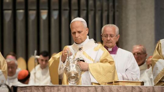 Papst Leo XIV. besucht Spanien - Sagrada Familia Papst Leo XIV. besucht Spanien - Sagrada Familia