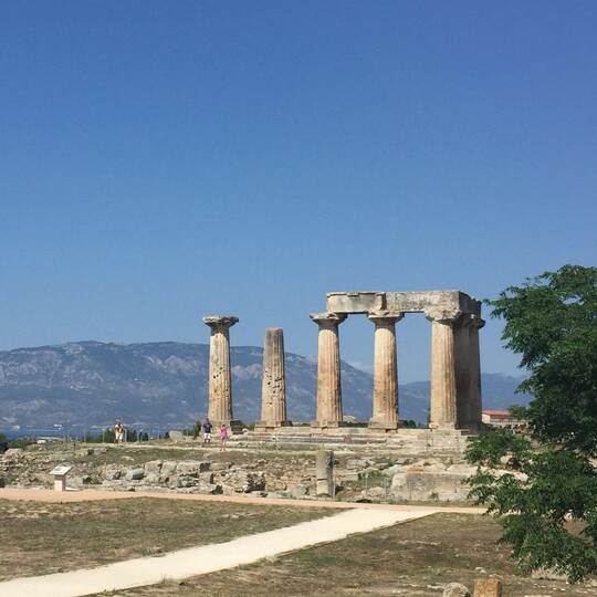 Apollo-Tempel in Korinth
