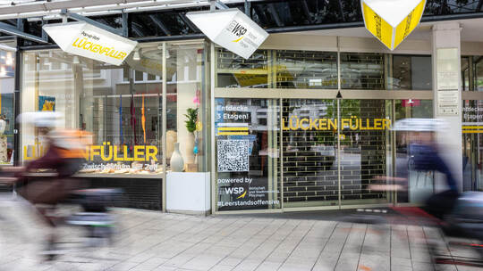 Lückenfüller Pop Up Store