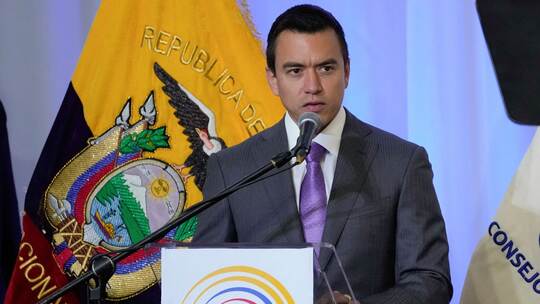 Ecuadors Präsident Daniel Noboa Ecuadors Präsident Daniel Noboa