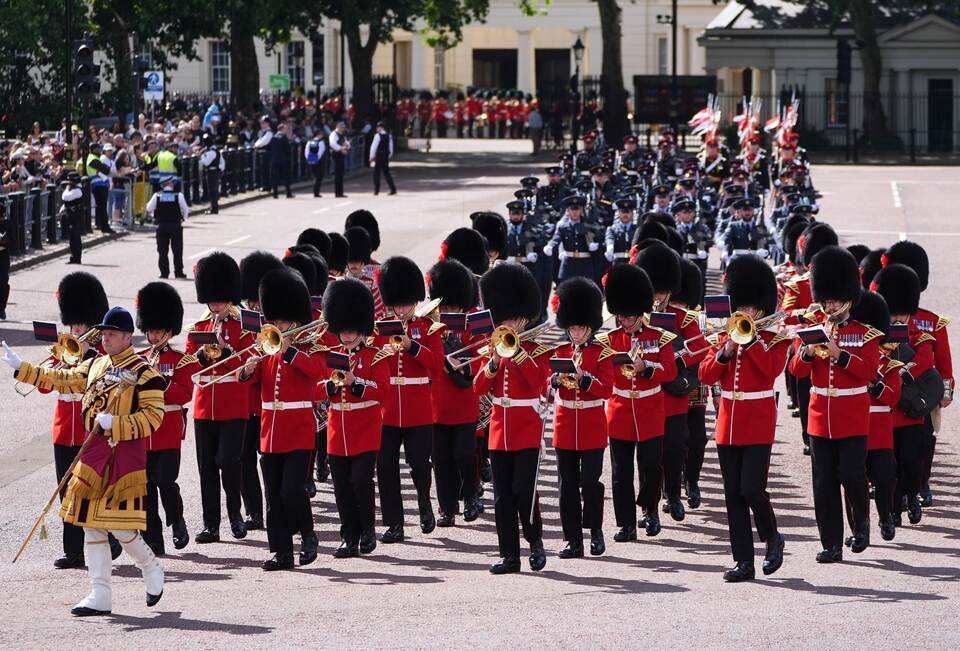 Trooping the Colour in London Trooping the Colour in London