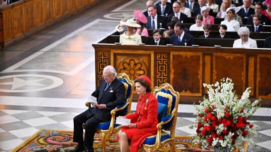 Goldhochzeit des schwedischen Königspaars Goldhochzeit des schwedischen Königspaars