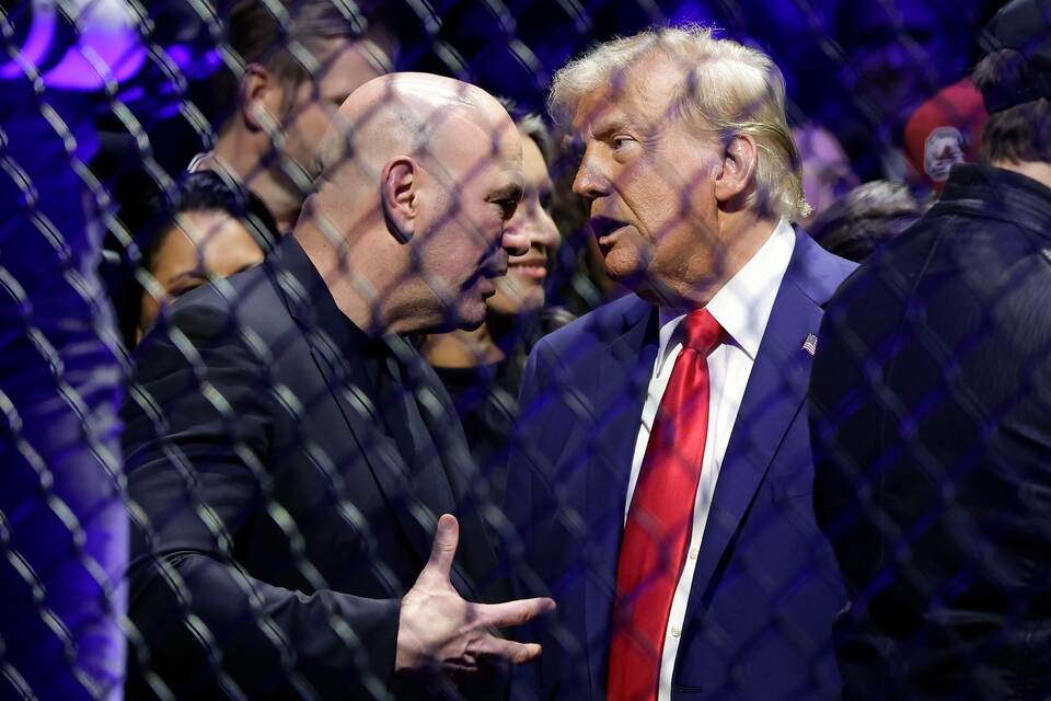 Donald Trump bei UFC-Kampf Donald Trump bei UFC-Kampf