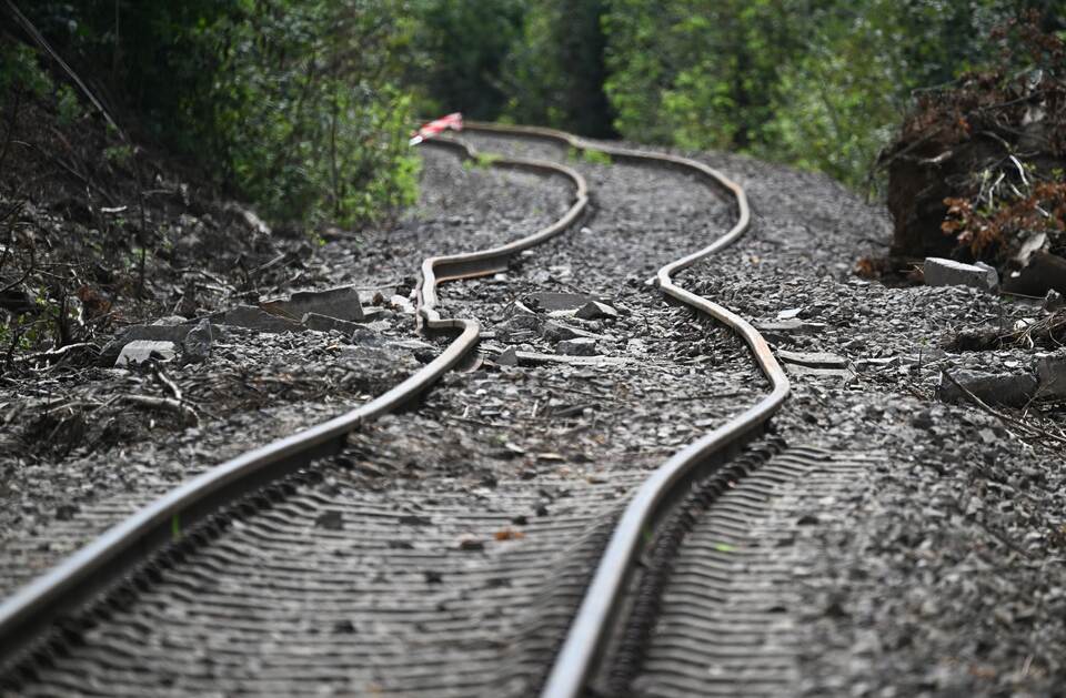 Unfallstelle Zugunglück Riedlingen Unfallstelle Zugunglück Riedlingen