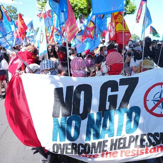 G7 Demonstrationen