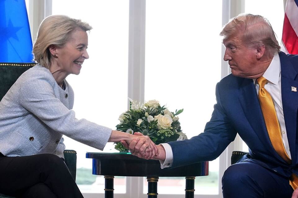 US-Präsident Trump trifft von der Leyen US-Präsident Trump trifft von der Leyen