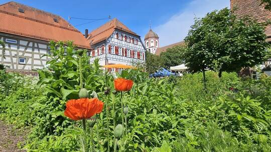 Ein 300 Quadratmeter großer Gemüse-, Kräuter- und Staudengarten ist das Herzstück des idyllisch gelegenen Bauerngartens in Neuha