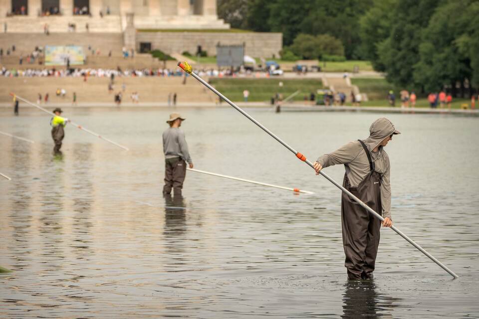 Reflecting Pool am Lincoln Memorial