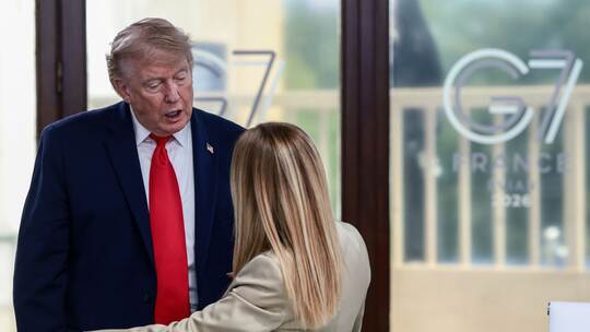 Donald Trump und Giorgia Meloni Donald Trump und Giorgia Meloni