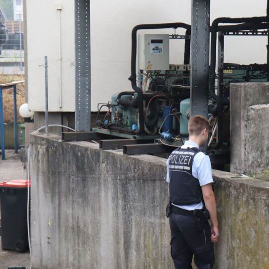 Nach dem Brand in einer Dönerfabrik in Hockenheim