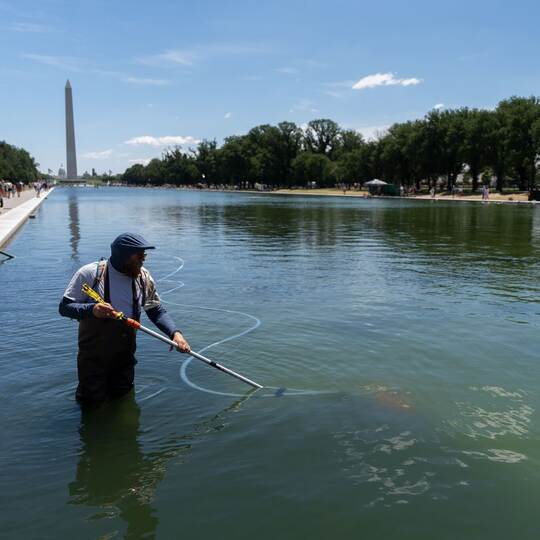 Reflecting Pool am Lincoln Memorial