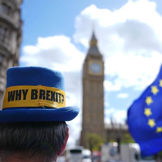 Brexit-Proteste in Großbritannien