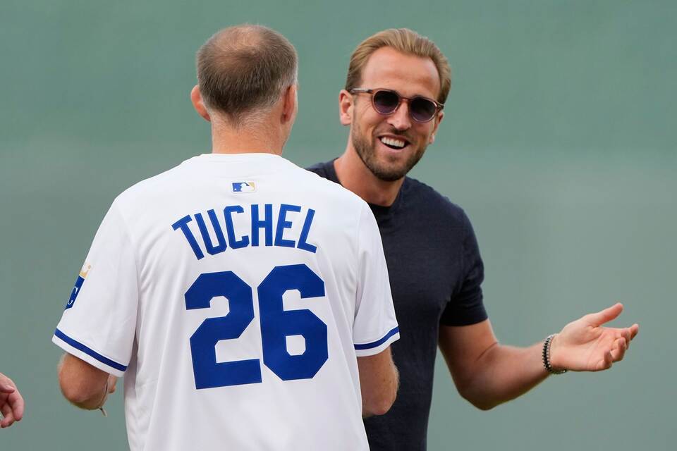 Thomas Tuchel und Harry Kane