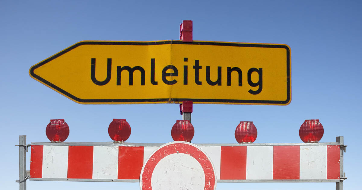 B10 near Pforzheim and Niefern closed at night: Protective tunnel for new ...
