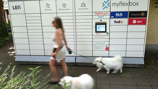 Abholautomat für Pakete