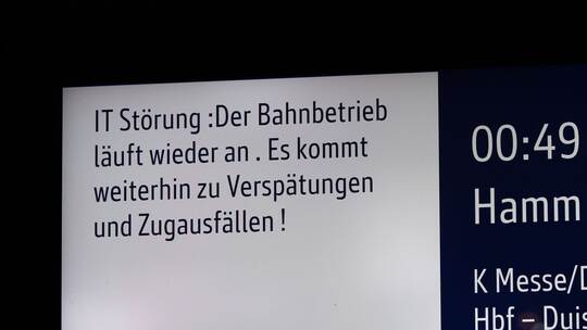 Funkstörung im Zugverkehr Funkstörung im Zugverkehr