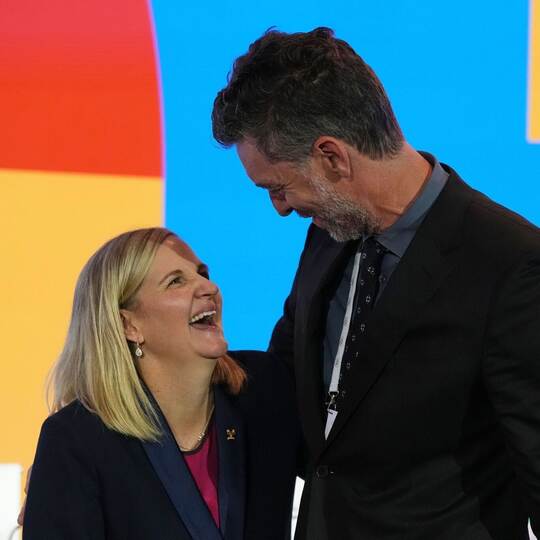 Pau Gasol und Kirsty Coventry