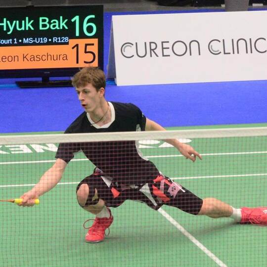 Badminton-Talent Leon Kaschura aus dem Zweitliga-Team von SC Union 08 Lüdinghausen II ist am Samstag beim Länderspiel in Mühlack