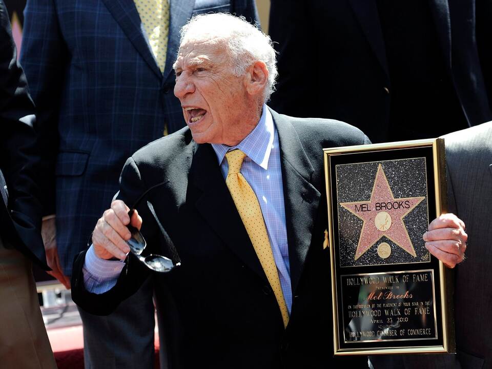 Mel Brooks bekommt einen Stern auf dem Hollywood Walk of Fame Mel Brooks bekommt einen Stern auf dem Hollywood Walk of Fame