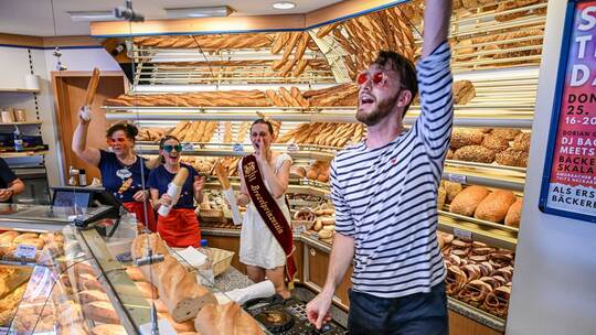 Französischer "DJ Baguette" legt in Bäckerei auf