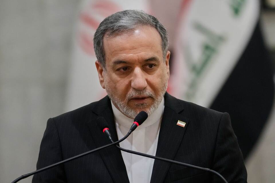 Irans Außenminister Abbas Araghtschi im Irak