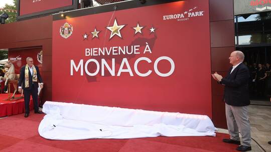 Einweihung des Themenbereichs Monaco im Europa-Park