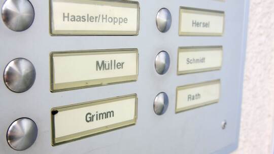 Klingelschild