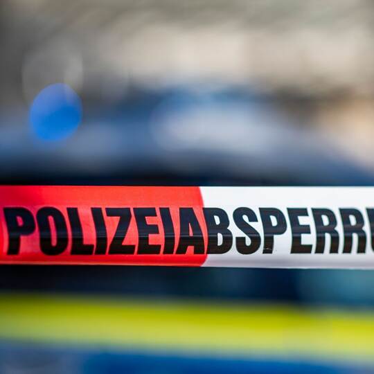 Absperrung der Polizei