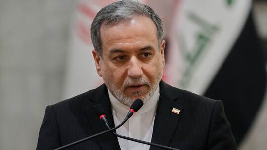 Irans Außenminister Abbas Araghtschi im Irak