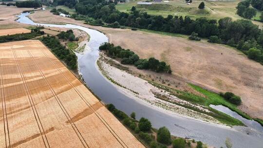 Niedrigwasser der Donau