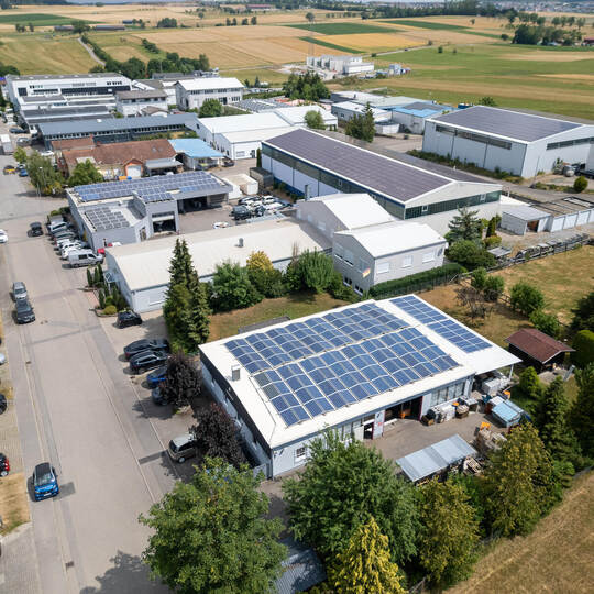 Tiefenbronn Industriegebeit Photovoltaik