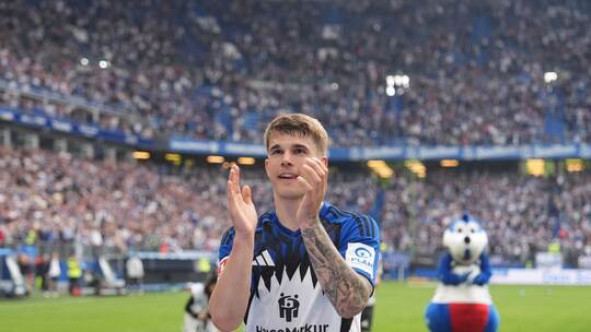 Luka Vuskovic vom Hamburger SV