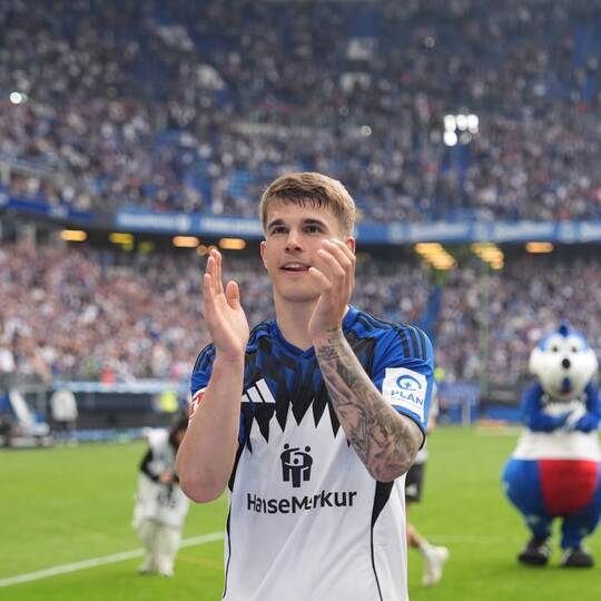 Luka Vuskovic vom Hamburger SV