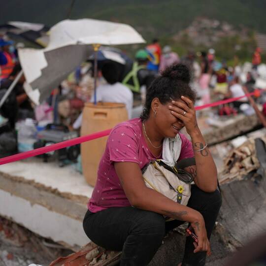 Nach den Erdbeben in Venezuela