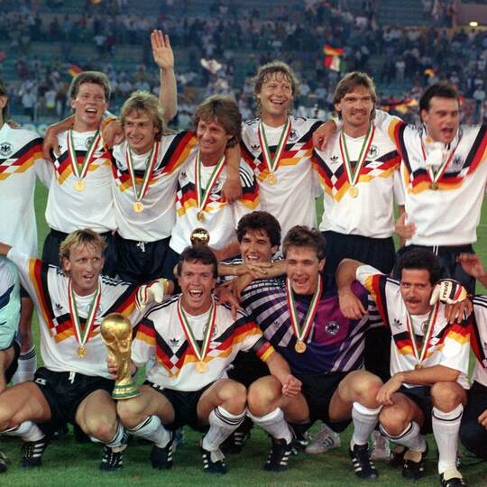 Das Weltmeister-Team von 1990