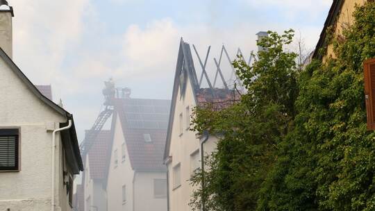 Brand in Ingersheim Brand in Ingersheim