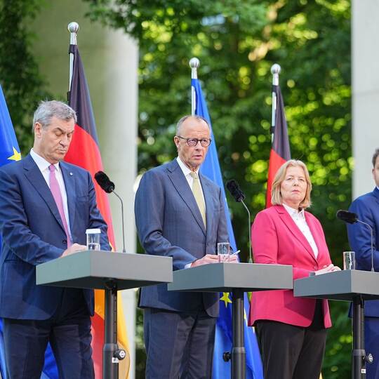 Pressekonferenz zu Ergebnissen des Koalitionsausschusses