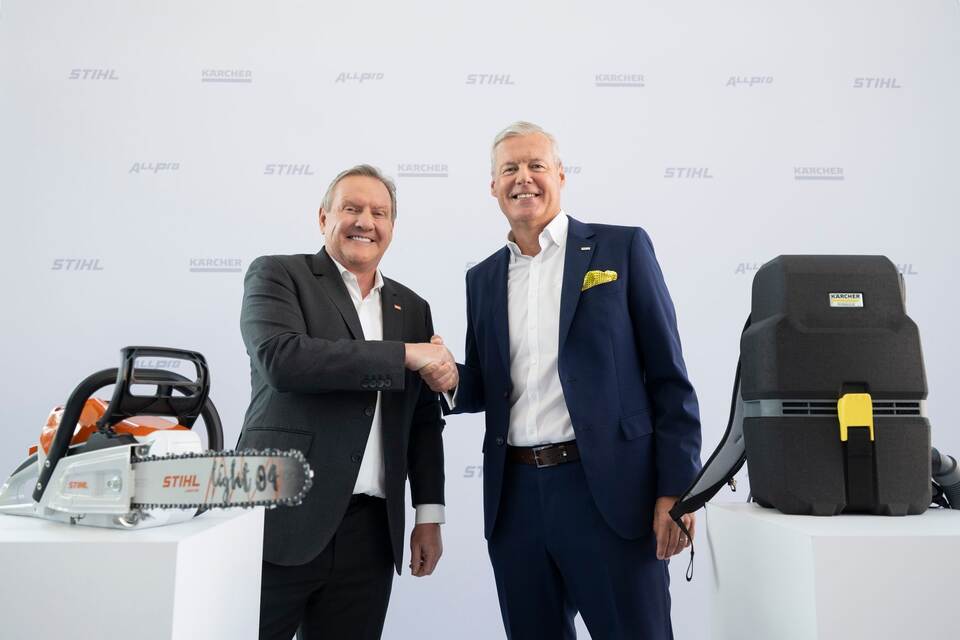Stihl und Kärcher starten Akku-Allianz für Profis Stihl und Kärcher starten Akku-Allianz für Profis