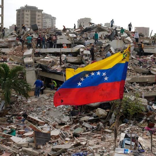 Nach den Erdbeben in Venezuela