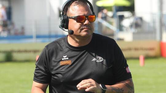 Auf Headcoach Michael Lang wartet mit den Wilddogs ein Auswärtsspiel gegen Ravensburg. Jürgen Keller