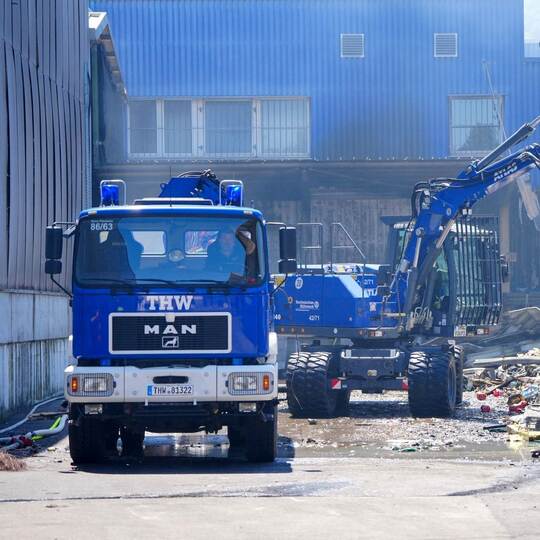 Nach Großbrand in Stuttgart Nach Großbrand in Stuttgart