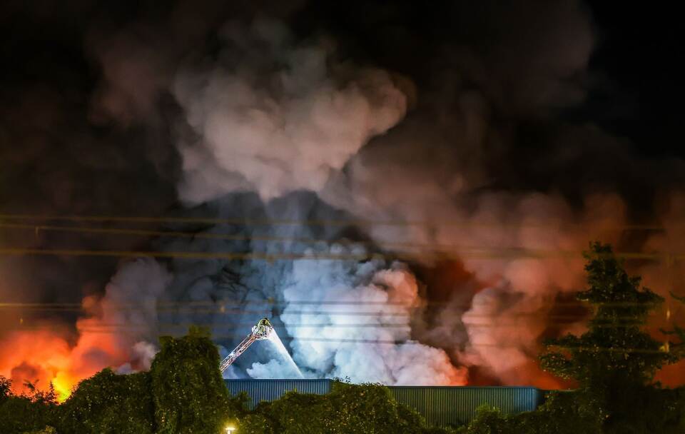 Feuer in Stuttgart Feuer in Stuttgart