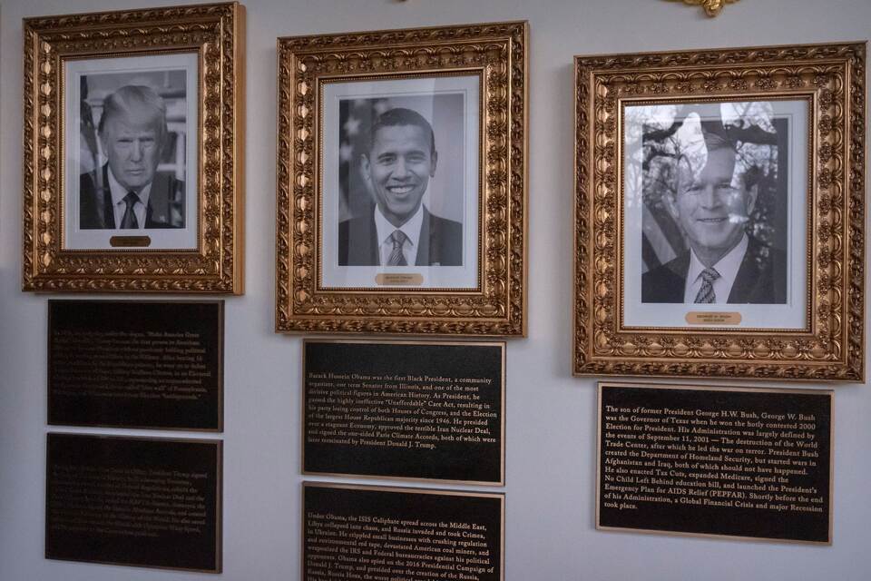 "The Presidential Walk of Fame" im White House mit neuen Texten "The Presidential Walk of Fame" im White House mit neuen Texten