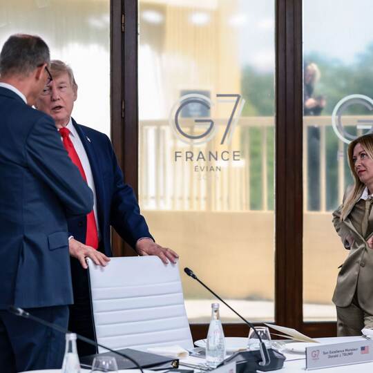 Merz, Trump und Meloni