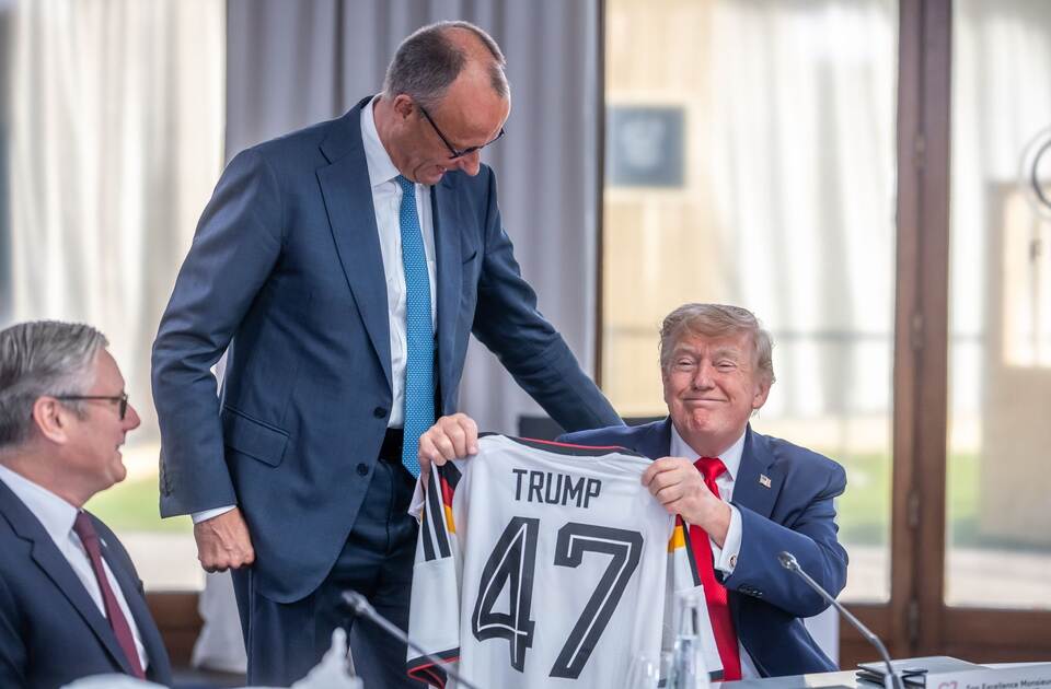 Bundeskanzler Merz und US-Präsident Trump Bundeskanzler Merz und US-Präsident Trump