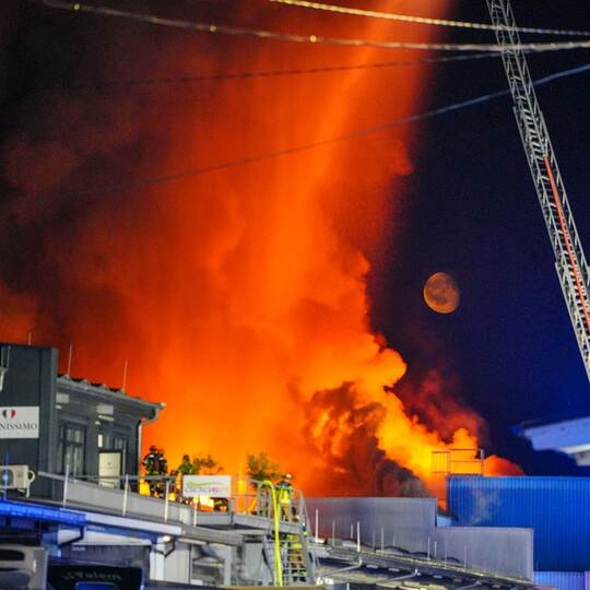 Großbrand in Stuttgart